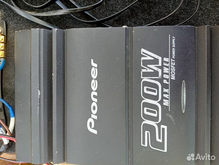 Сабвуфер и усилитель