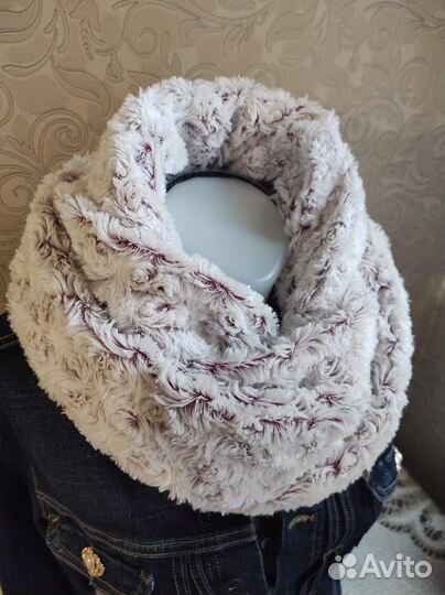 Снуд меховой Розы