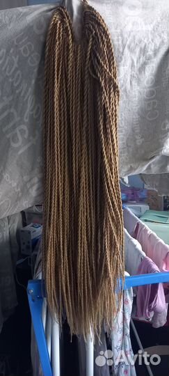 Комплект сенегальские косы, русый