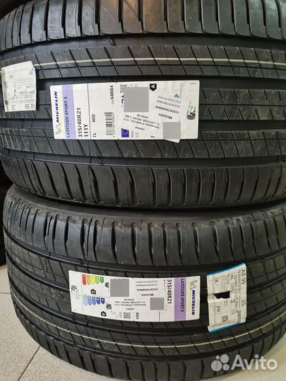 Michelin Latitude Sport 3 275/45 R21 и 315/40 R21 111Y