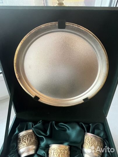 Рюмки позолоченные