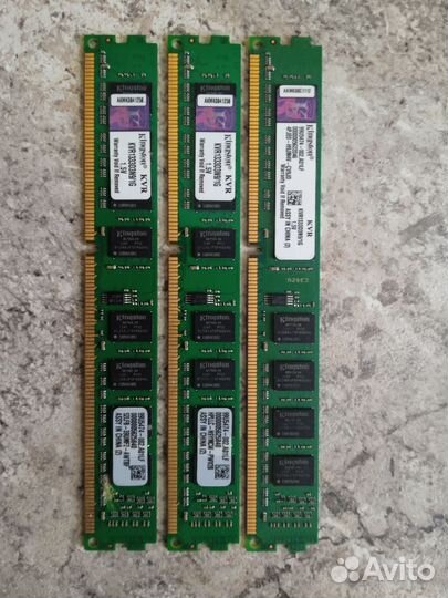 Kingston KVR1333D3N9/1G DDR3 1333 мгц цена за 3шт