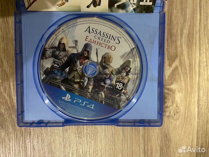 Assassins creed unity ps4 диск