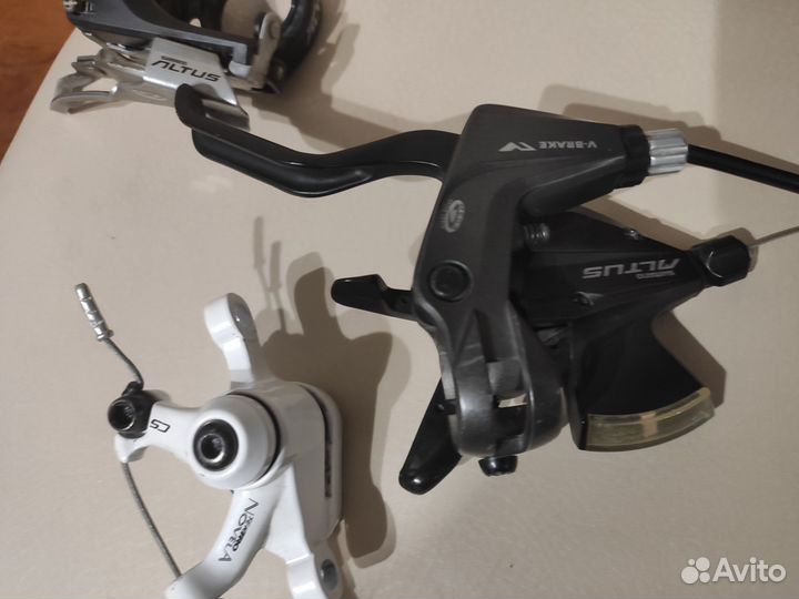 Комплект тормоз,переключатель, монетка с ручкой