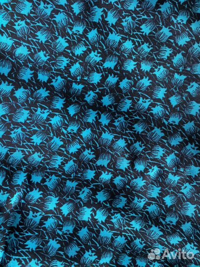 Отрез ткани шелк натуральный СССР