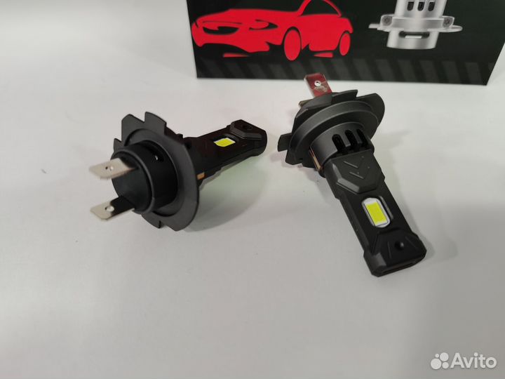 Лампы h7 LED 60w 7200lm белый свет 6000К