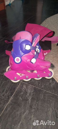 Ролики детские, сумка, шлем и защита