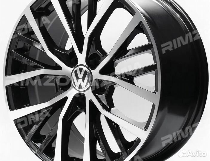 Литой диск в стиле Volkswagen R17 5x100