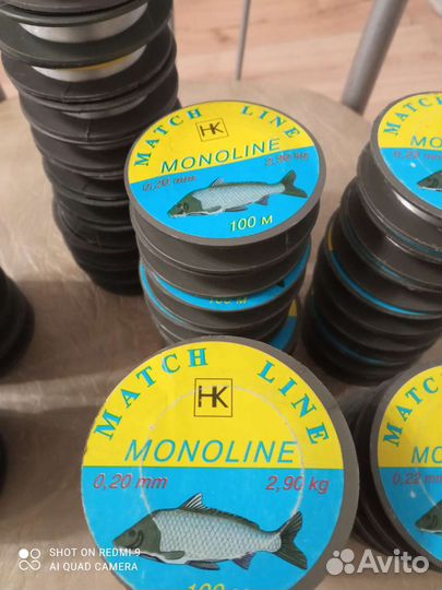 Леска рыболовная, крючки