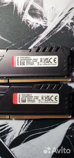 Оперативная память ddr4 16gb 3200 Kingston Fury