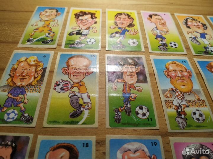 Наклейки от жвачки. Euro-Football (Dunkin)