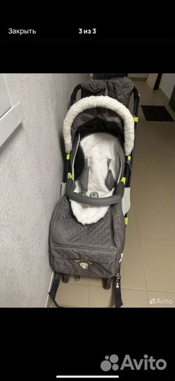 Детские санки коляска nika 7