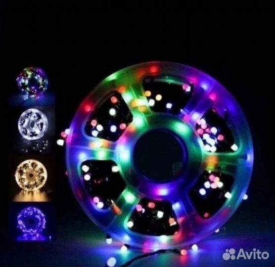 Новогодняя уличная гирлянда 50 метров