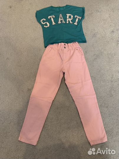 Огромный пакет фирменых вещей 146-152