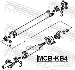 Подшипник опоры карданного вала mcbkb4 Febest