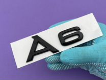 Надпись A6 для Audi эмблема черные буквы Ауди