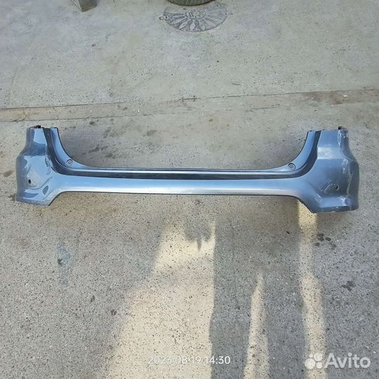 Задний бампер kia rio xline до рестайлинг