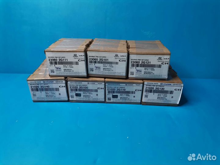 Вкладыши для G4KE/G4KD 210202G120 230602G120