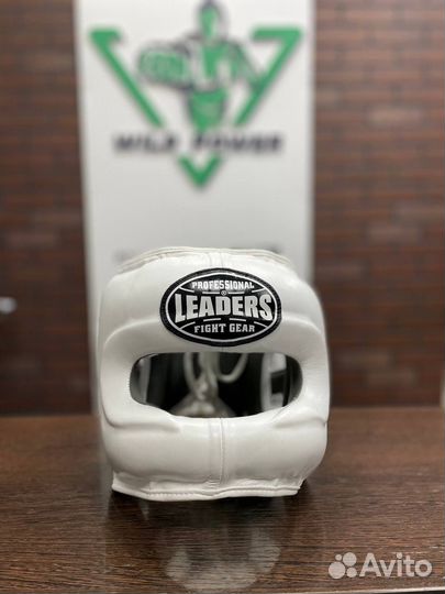 Боксерский шлем leaders LS с бамперной защитой