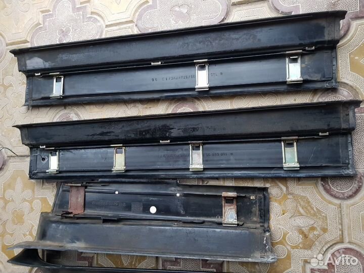 Накладки на порог Mercedes W140