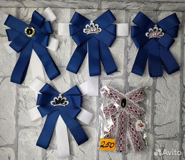 Галстук брошь для девочек