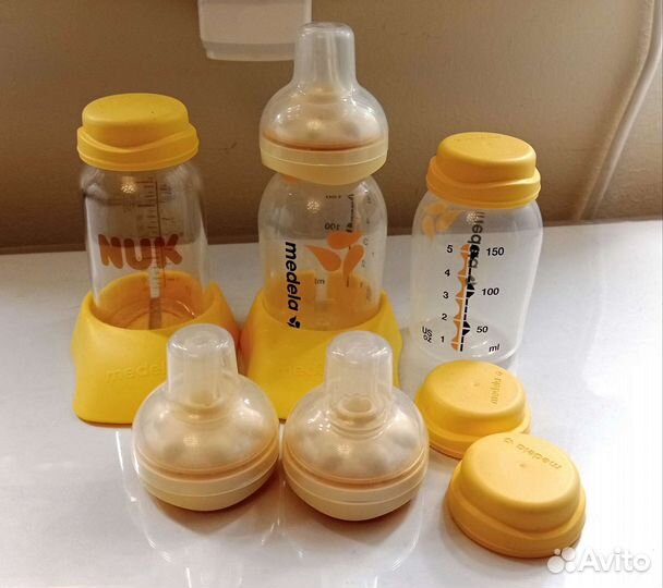 Молокоотсос, бутылочки, поильники
