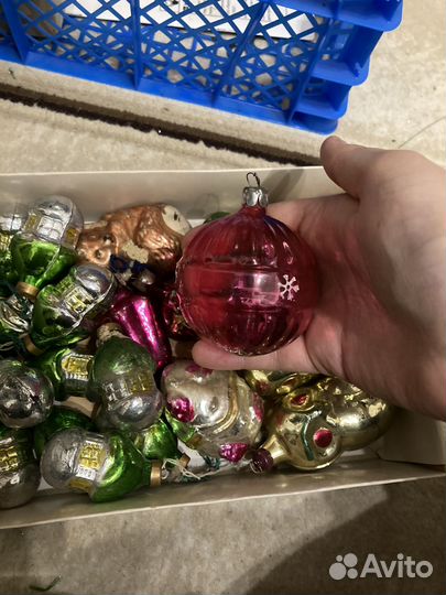Елочные игрушки СССР