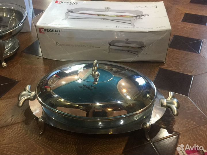 Посуда из жаропрочного стекла и нержав стали