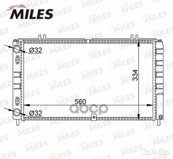 Радиатор (механическая сборка) LADA 2170-72 PRI