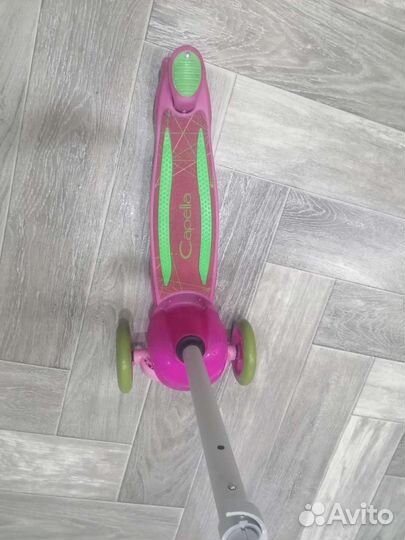 Самокат трехколесный capella