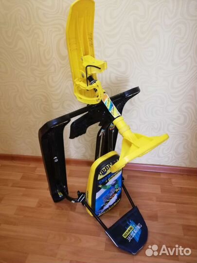 Снегокат детский со спинкой