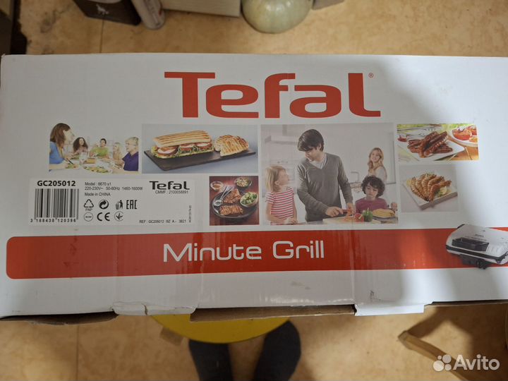 Электрогриль tefal новый