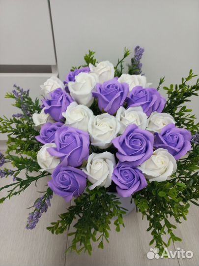 Букет из мыла розы, доставка цветы