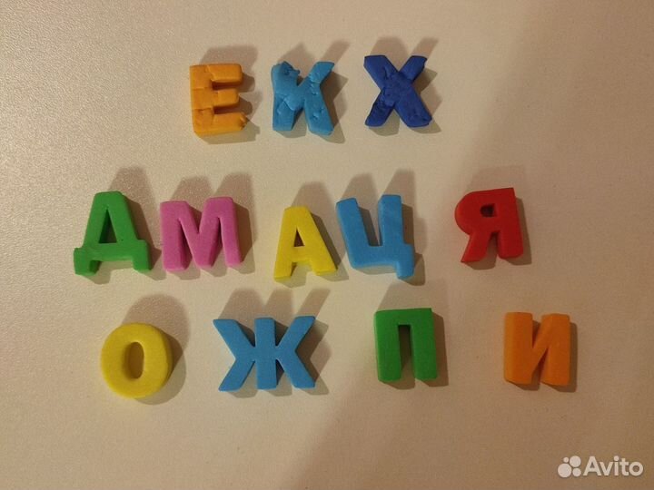 Азбука (мягкие буквы с карточками)