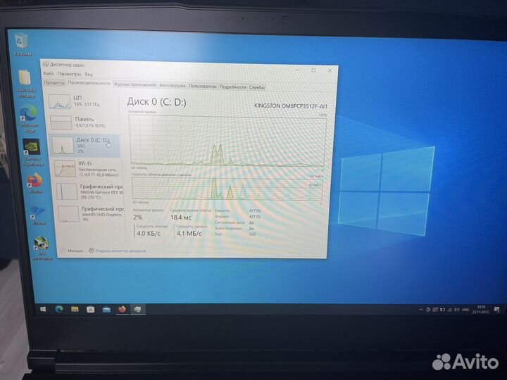 Игровой ноутбук msi rtx 3060