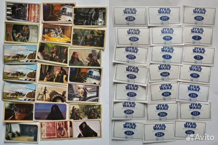 Наклейки в журнал Звёздные Войны Star Wars EpisodI