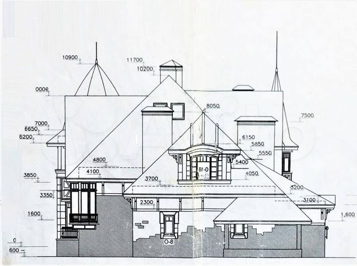 Коттедж 600 м² на участке 13 сот.