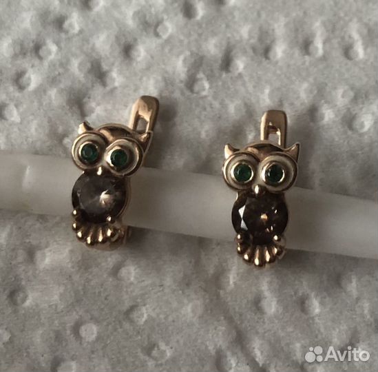 Золотые серьги детские