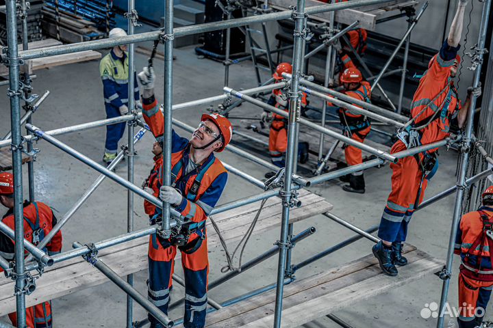Рабочие на монтаж стр. лесов. (вахта)