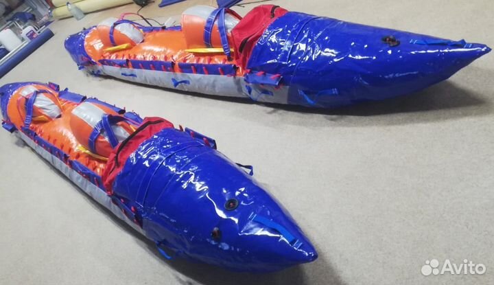 Катамаран пвх для сплава 4 местный