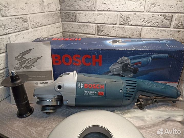 Ушм bosch GWS 22-230 H, 2200 Вт, 230 мм