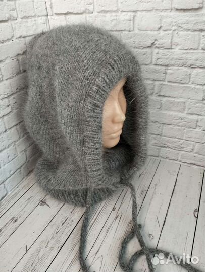 Капор капюшон снуд пух норки
