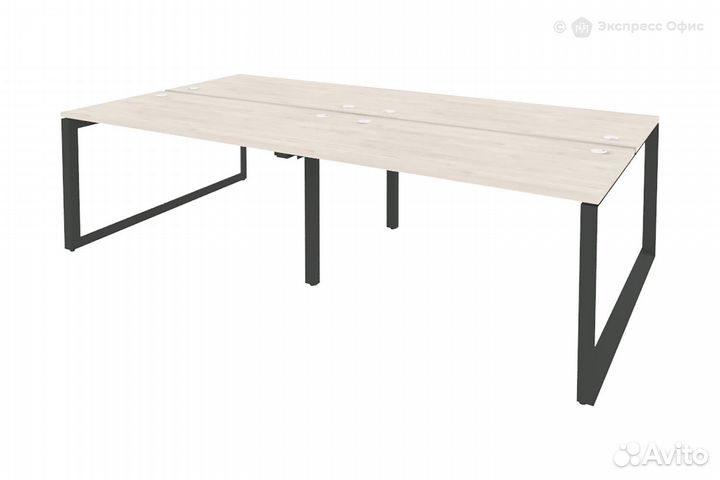 Стол-бенч двойной на О-образном м/к Onix O.MO-D.RS