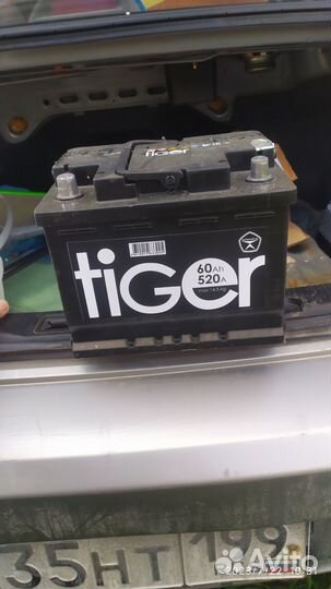 \Аккумулятор автомобильный Tiger прямая пол