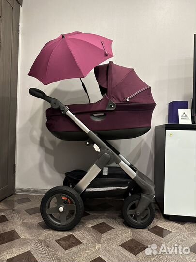 Коляска Stokke trailz 3в1,в отличном Состоянии