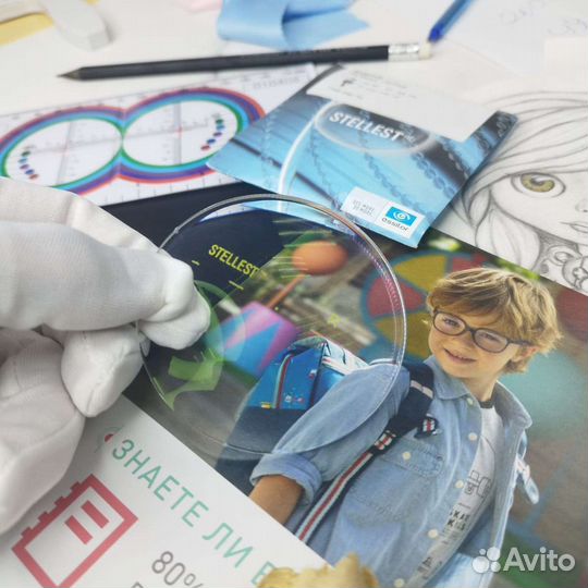 Детские линзы контроль миопии Stellest (Essilor)