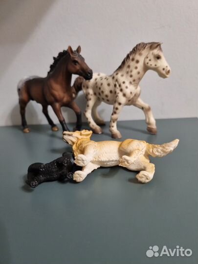 Фигурки животных schleich лошади собаки набор