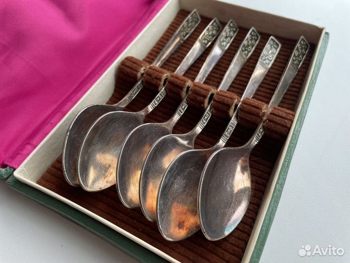 Мельхиоровые чайные ложки СССР