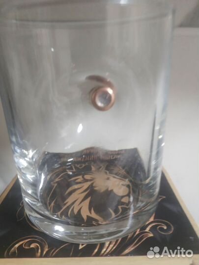 Бокал стакан с пулей 200 мл.новый