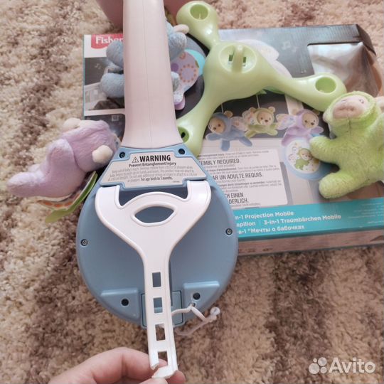 Мобиль на кроватку fisher price с ночником